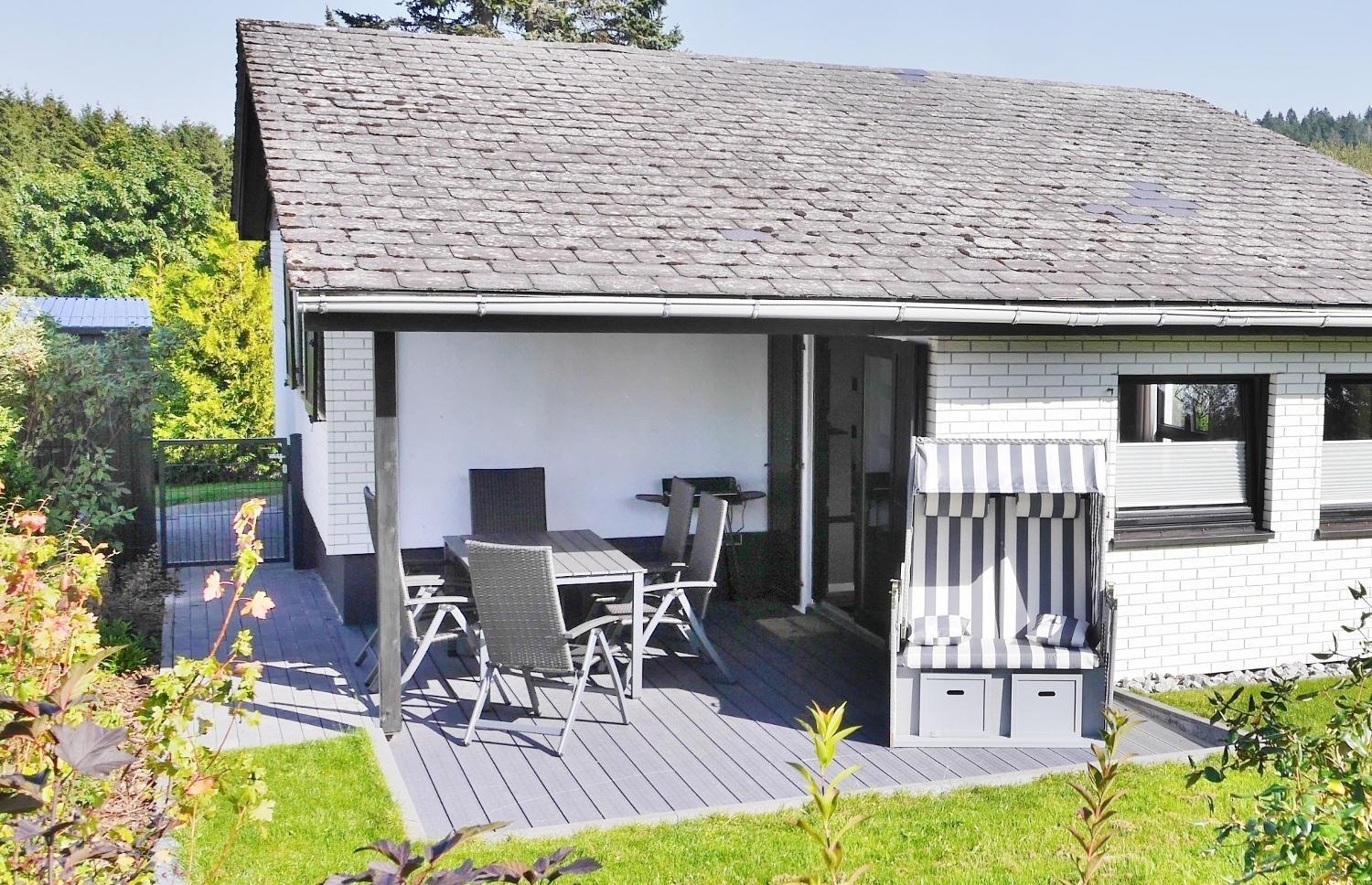Ferienhaus Diemelquelle - Mit Eingezaeuntem Garten 维林根 外观 照片